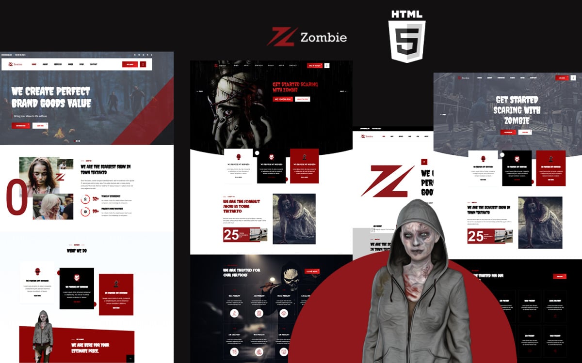 Horror Website Templates