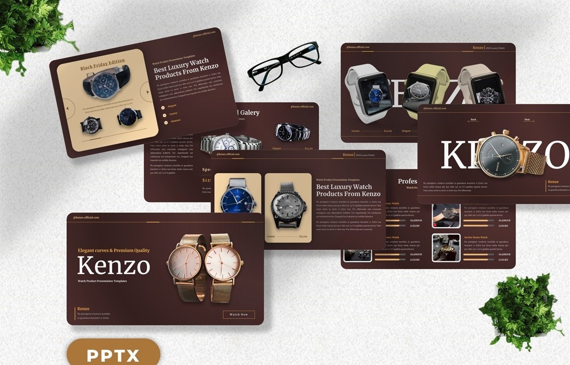 Kenzo - Watch Product Googleslide #252978 - TemplateMonster