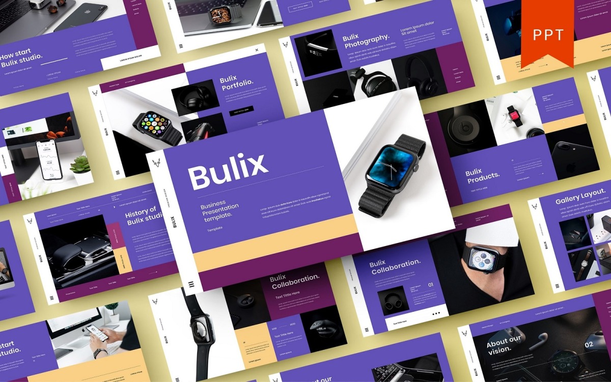 Bulix – Шаблон бизнес-презентации PowerPoint