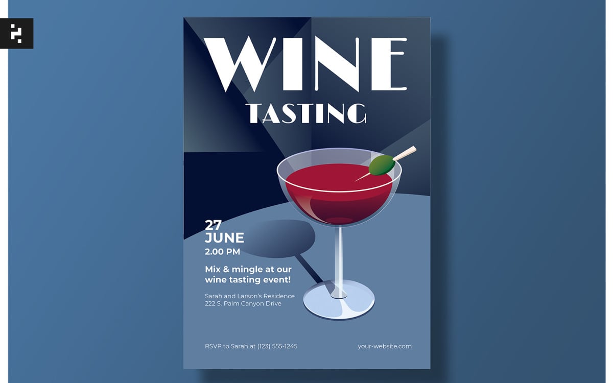 wine tasting poster