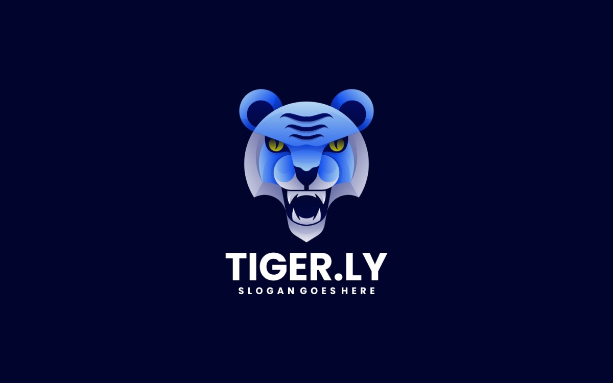 Tiger Mascot Esport Logo Design Stock Vector - Illustration of icon,  nature: 220330703