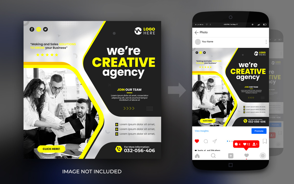 facebook poster template