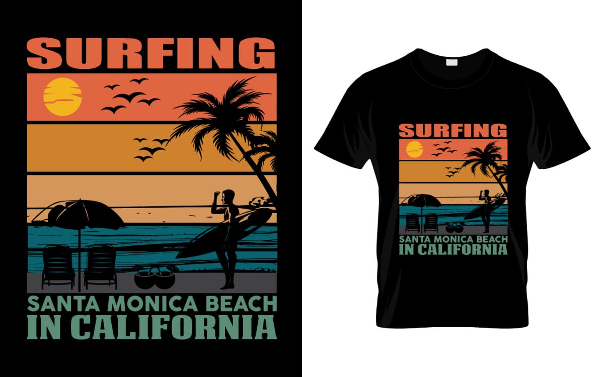 California Tshirt Design