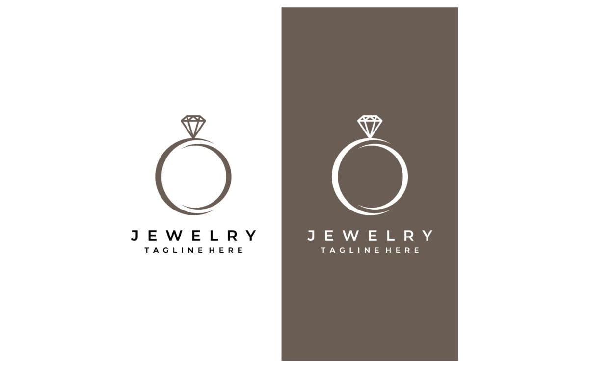 Jewelry ring logo. Jewelry crown logo. Jewelry flower and circle logo.  Diamond Octagon logo. vector set and isolate on white and Stock Vector |  Adobe Stock