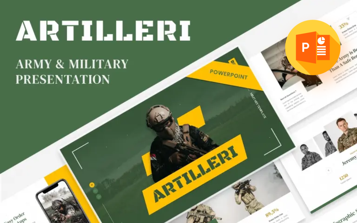 modèle PowerPoint militaire