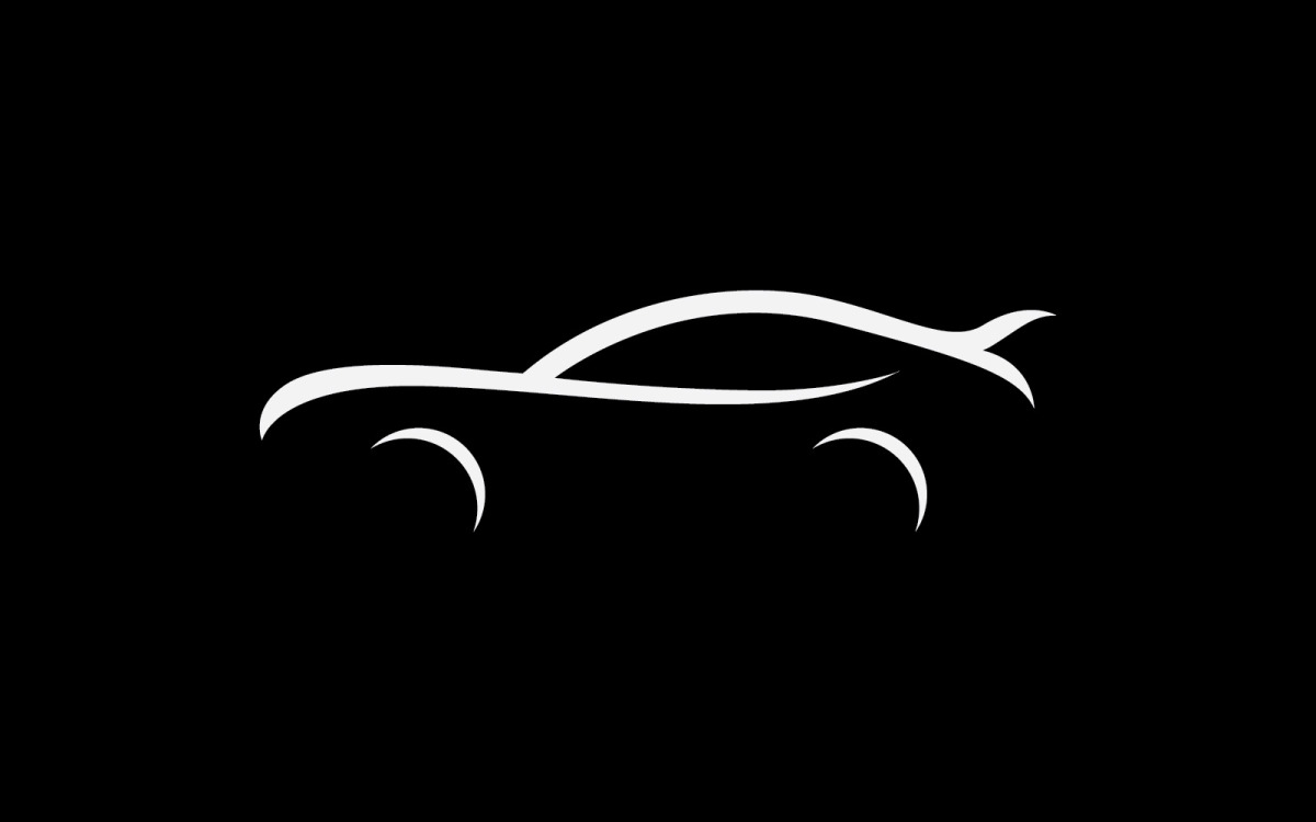 Modèle de conception de logo de voiture minimal