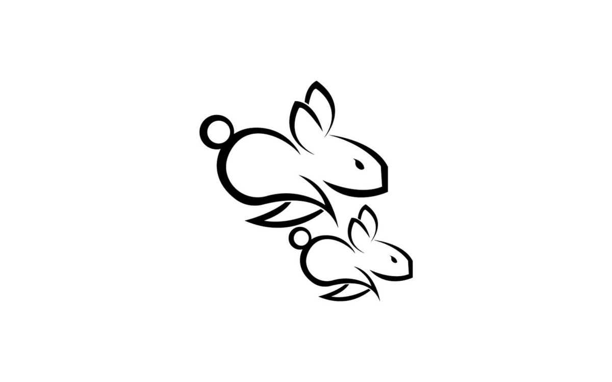 two bunny tattoo ideas｜TikTok Search
