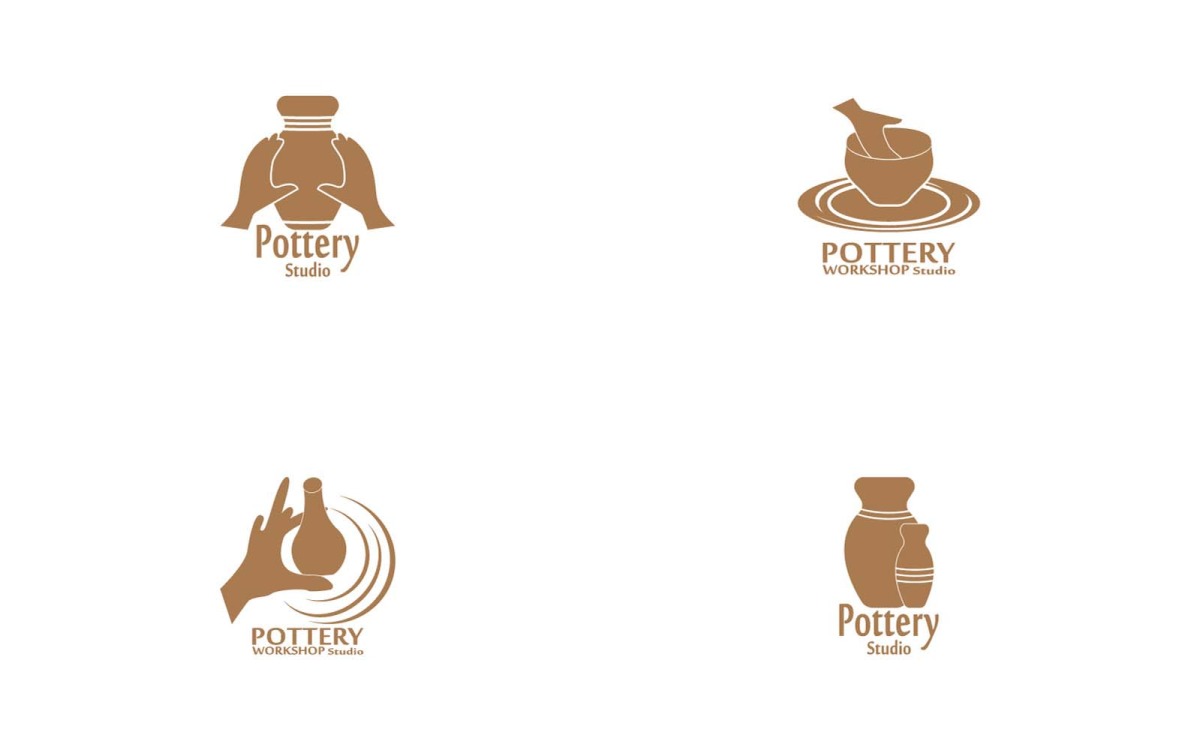 Pottery icon set stock vector. Illustration of greek - 96049330