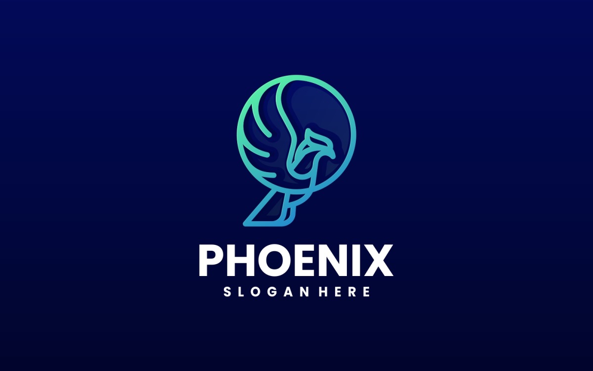 Phoenix Flag Clipart Blue - Blue Phoenix Logo Hd - Free Transparent PNG  Clipart Images Download