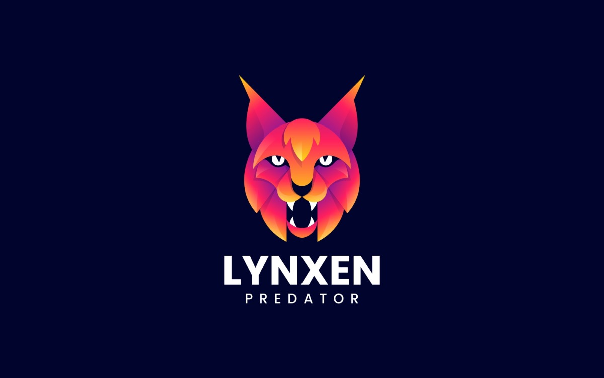 Lynx Gradient Logo Style 1 #279675 - TemplateMonster