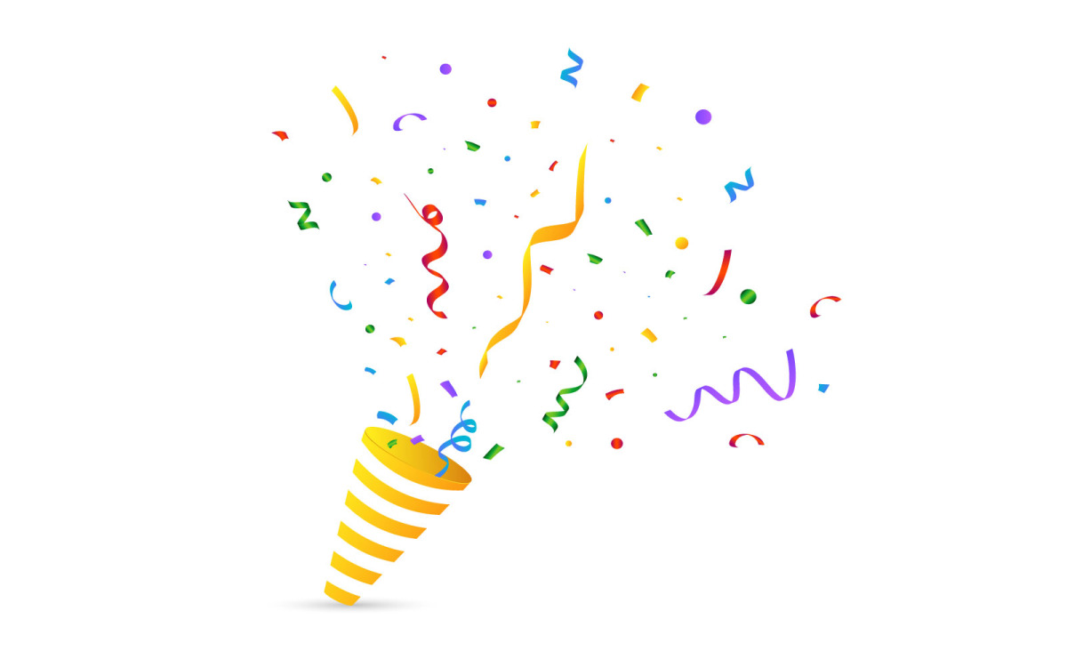 Party Confetti Clipart
