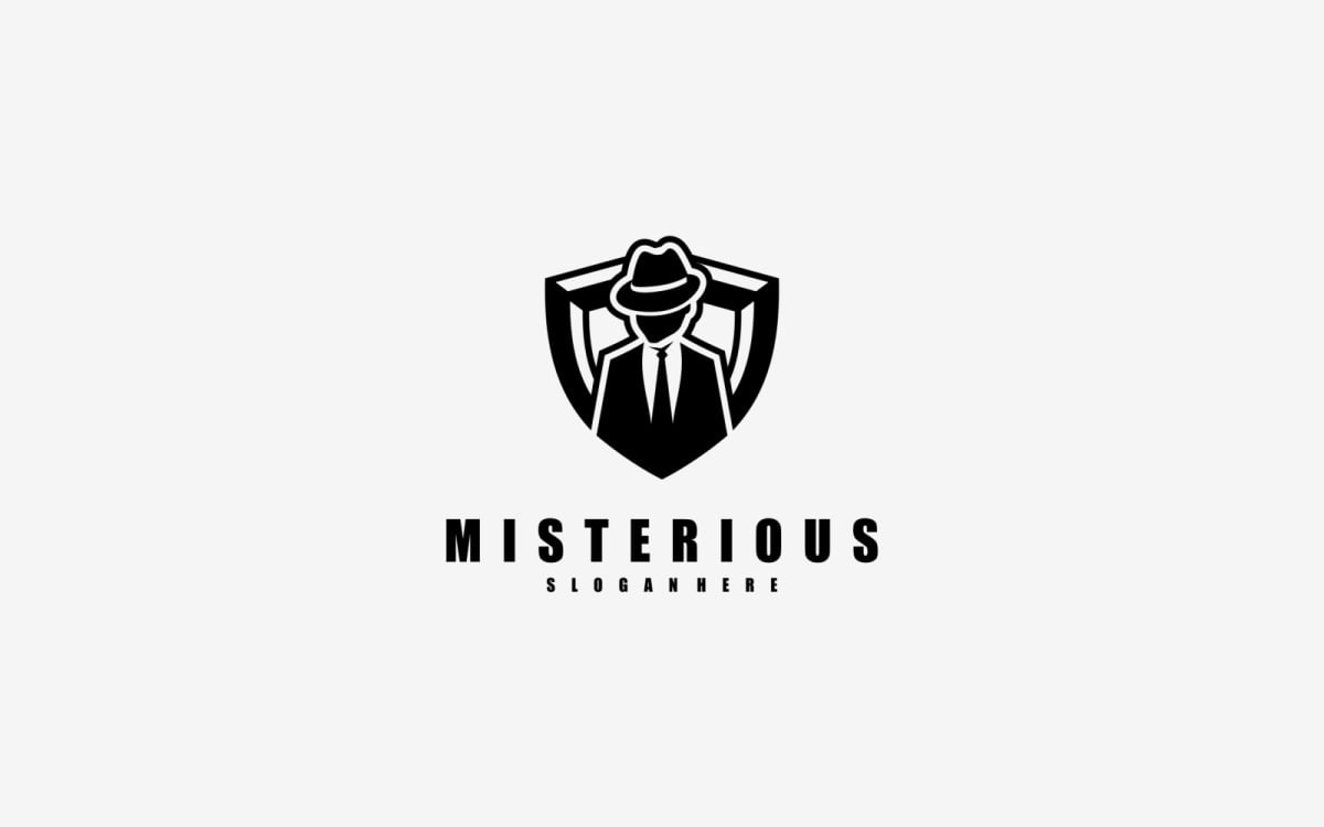 mafia gangster mysterious shield protection logo 286500 original