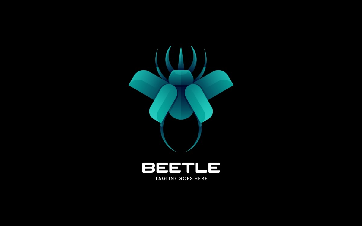 Silhouette of Black Horn Beetle Bug Graphic by AFstudio87 · Creative Fabrica