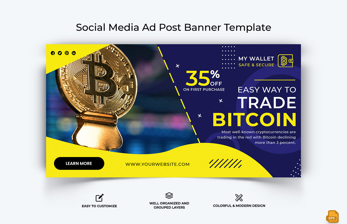 Cryptocurrency Facebook Ad Banner Design-026