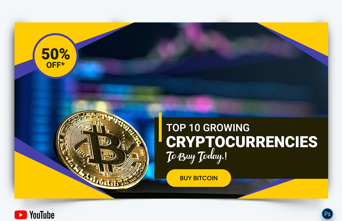 Cryptocurrency YouTube Thumbnail Design Template-08
