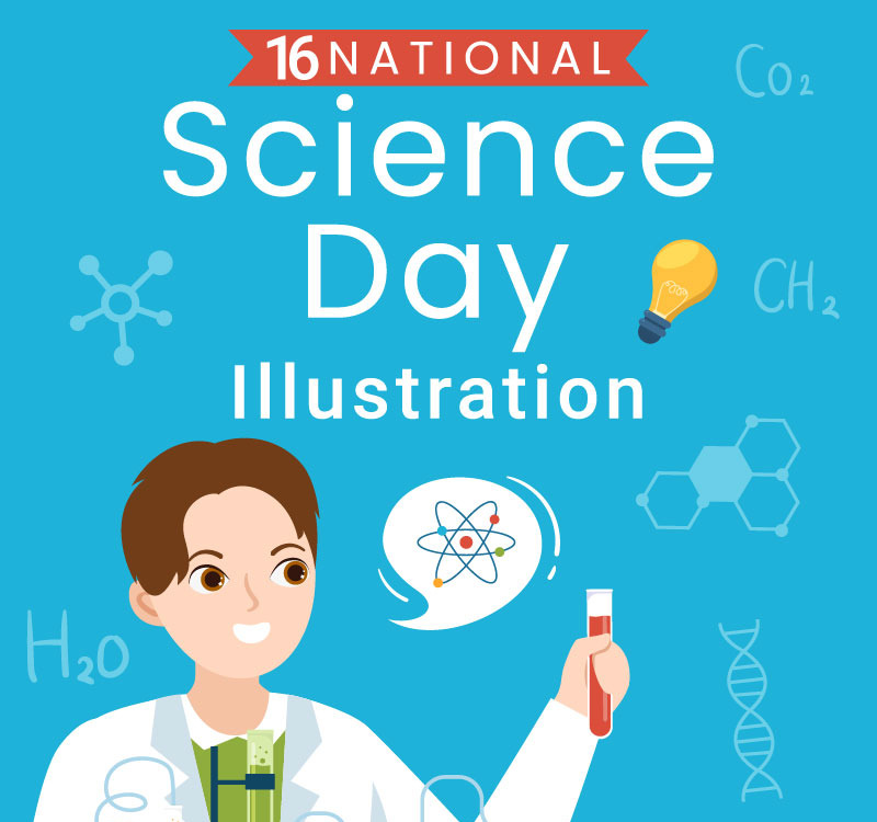 16 National Science Day Illustration - TemplateMonster