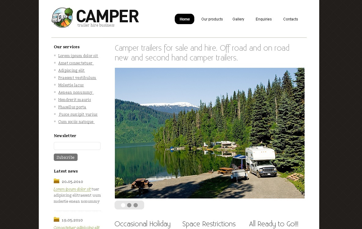 camping site business plan pdf