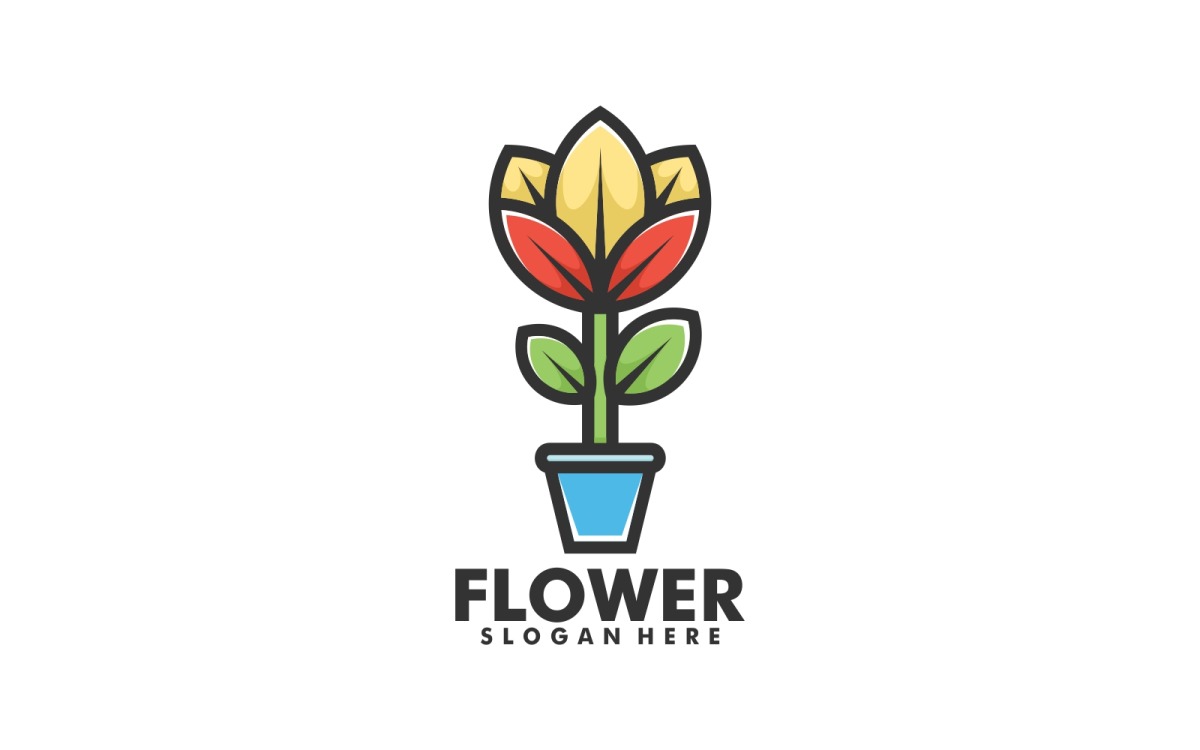 Flower Shop Logo Template | Flower logo inspiration, Flower shop design, Flower  shop