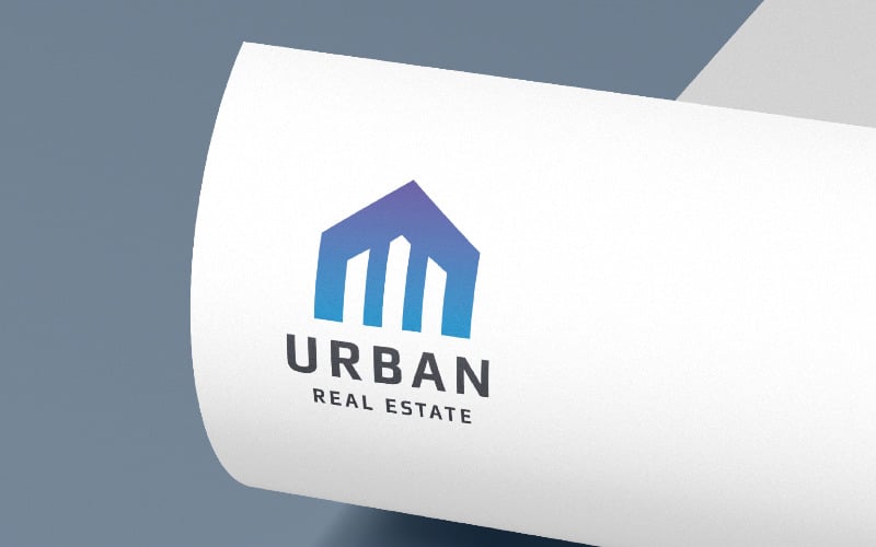 Modelo de Logotipo Urban Real Estate Pro - TemplateMonster