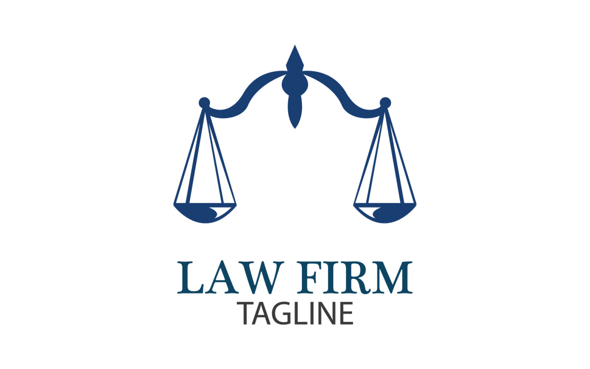 Law Firm Logo And Icon Design Template Vector 12