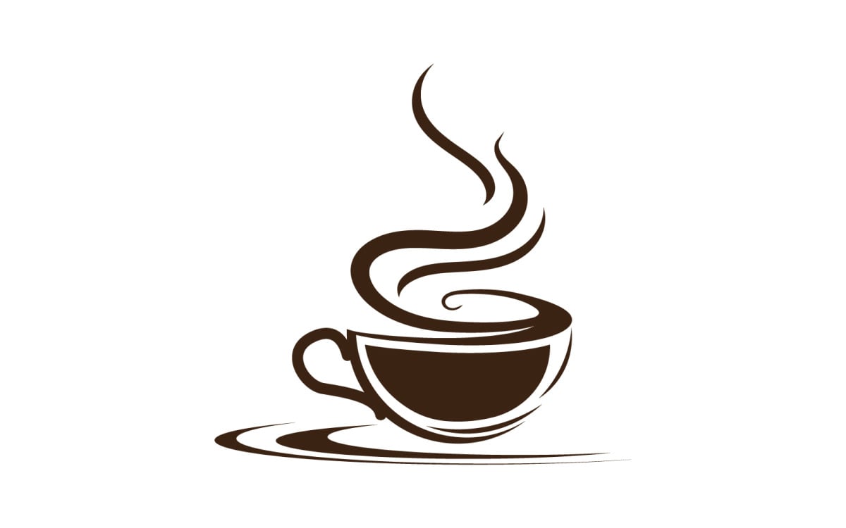 Modelo de logotipo e símbolo de bebida de café 7