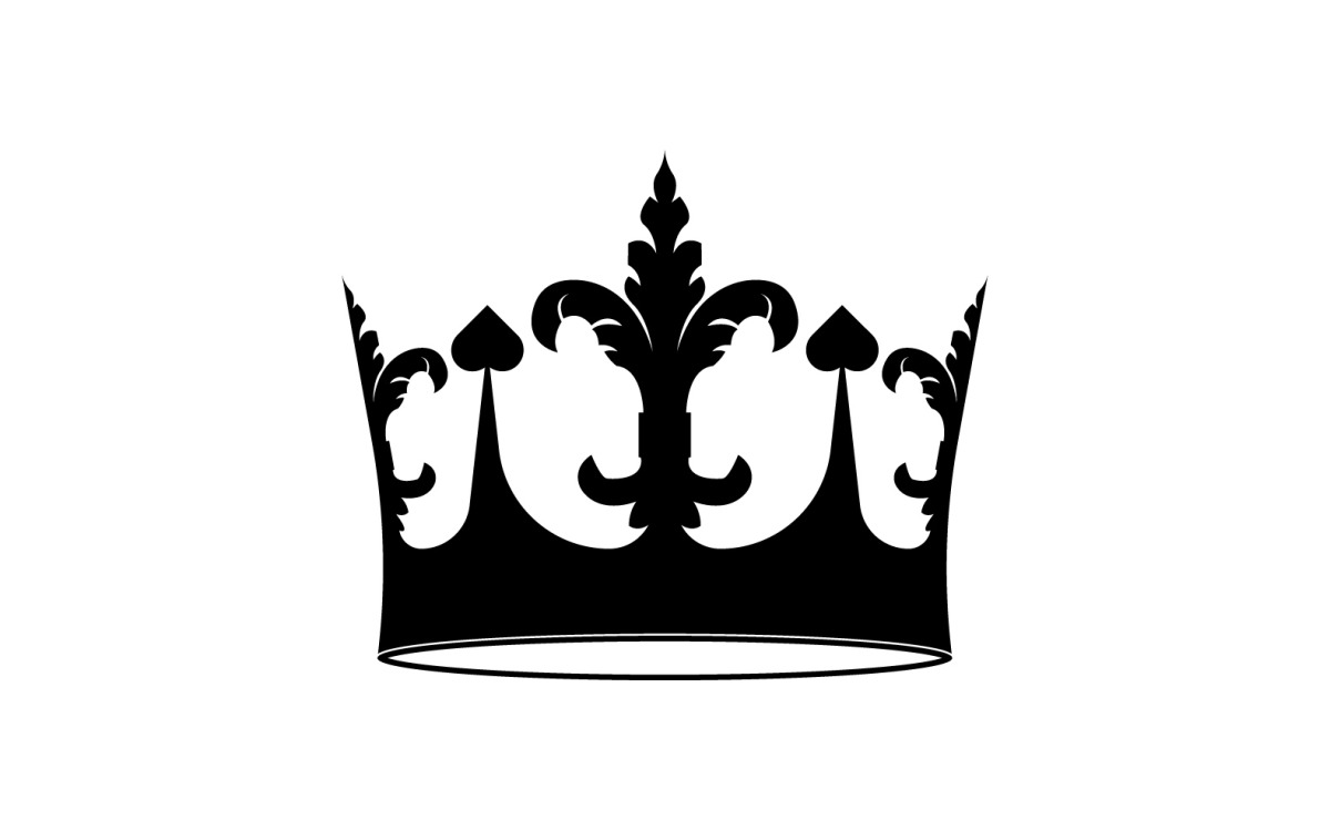 Hand drawn crowns logo king or queen crown Vector Image