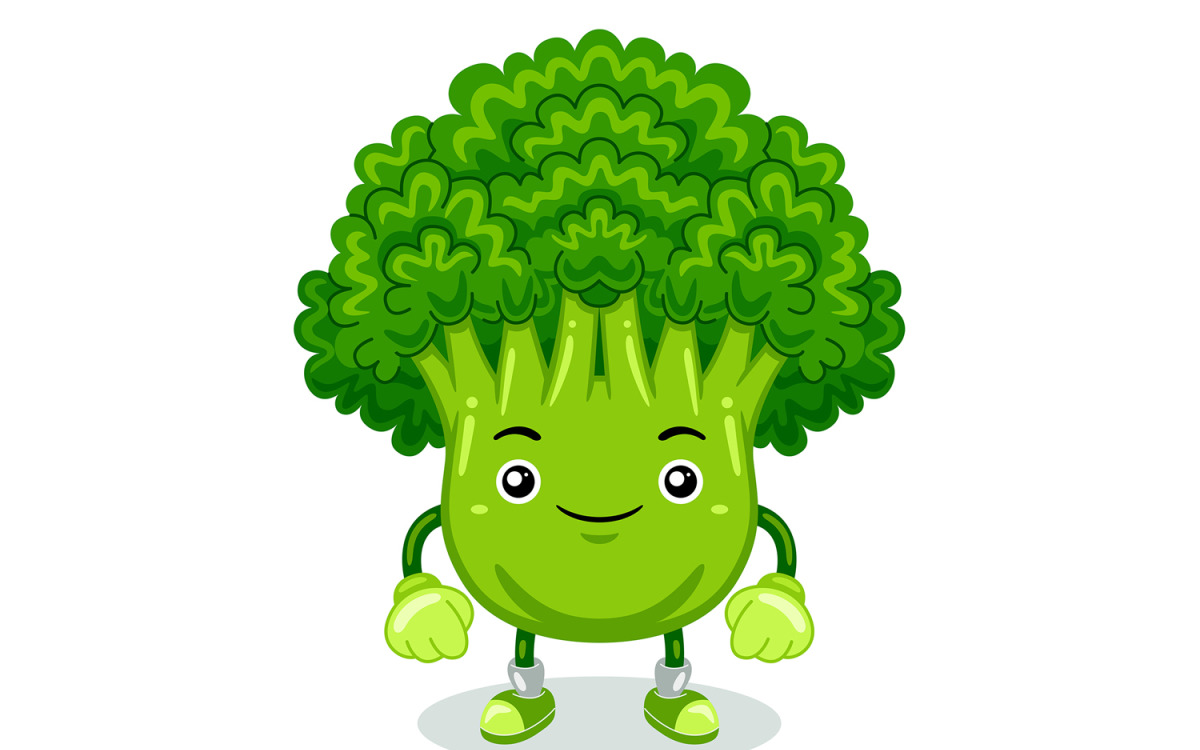 Personagem De Desenho Animado De Brócolis Vegetal Emoji Mascot Ilustração  do Vetor - Ilustração de mascotes, feliz: 220542072