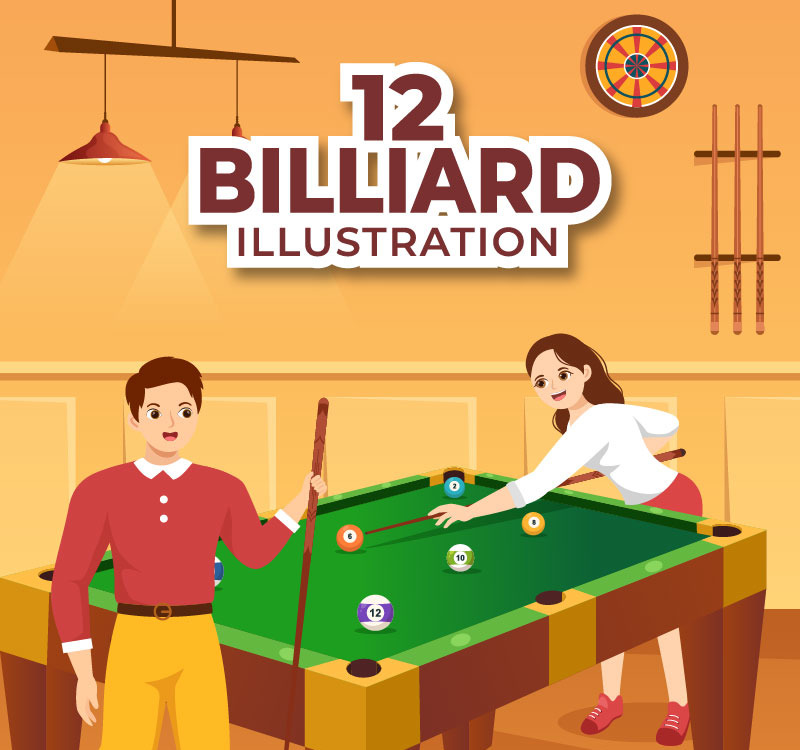 Billiard Table Pool Ou Snooker Game Ball E Pista Ilustração do Vetor -  Ilustração de projeto, sinuca: 191886242