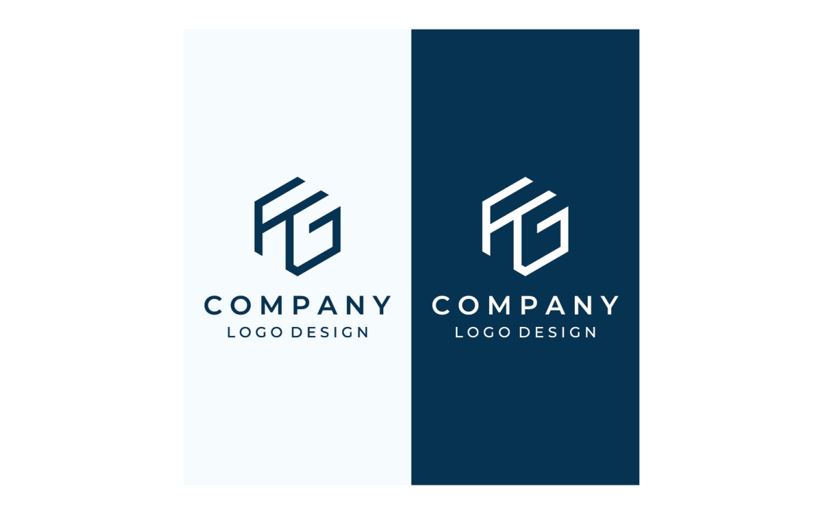 Initial Monogram Letter GF Logo Design Vector... - Stock Illustration  [64435941] - PIXTA