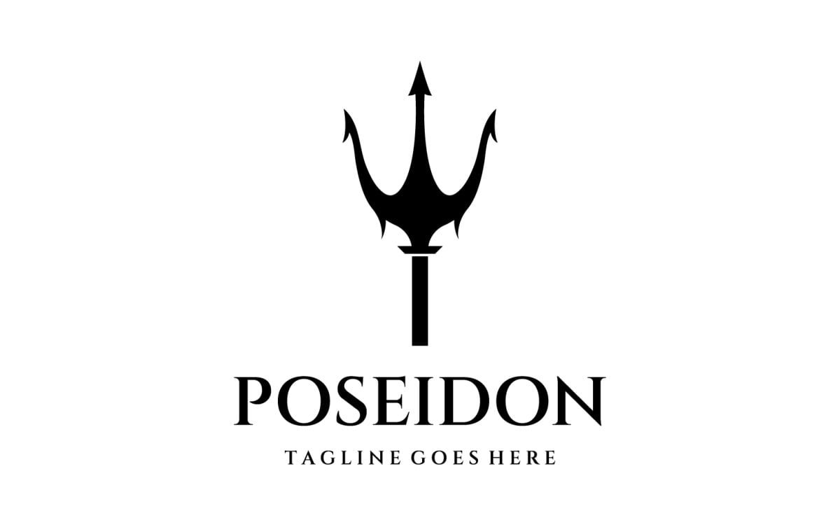 Poseidon Symbool Drietand