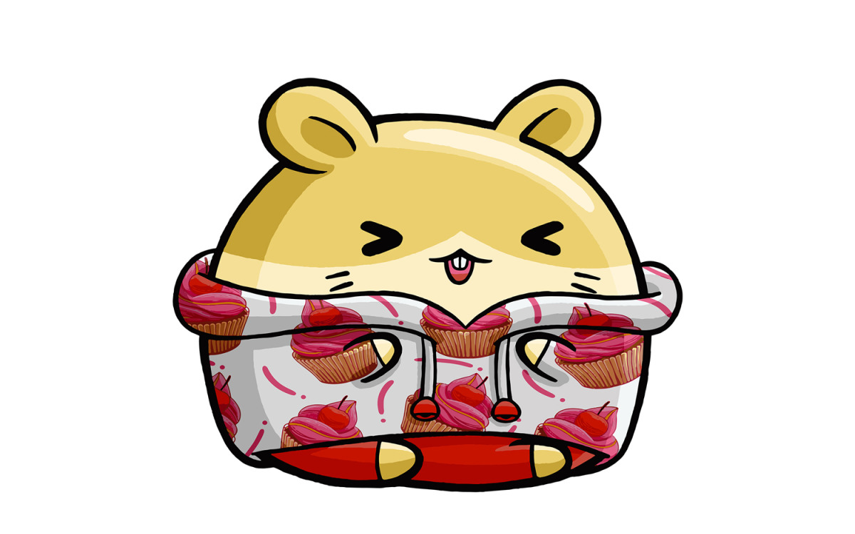 Cute Hamster Dessert Cartoon 02 #308342 - TemplateMonster