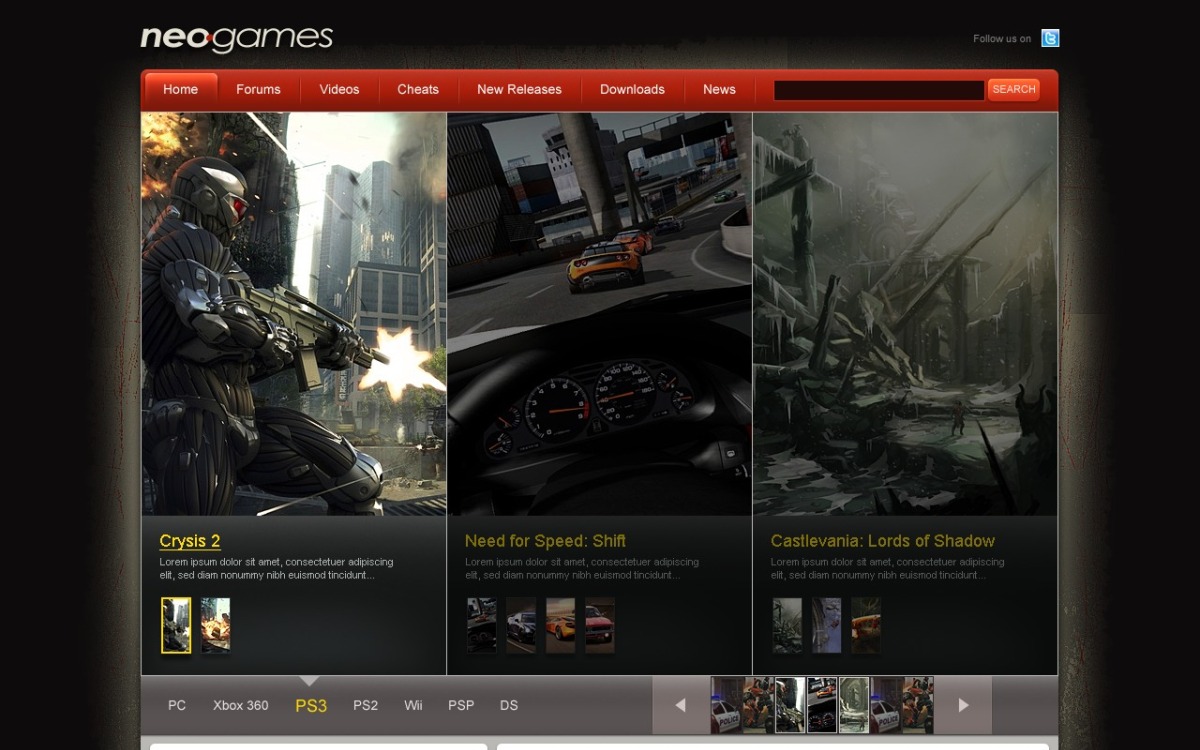 Game Designing Website Examples 35 Stunning Game Website Design Examples – RXDLB