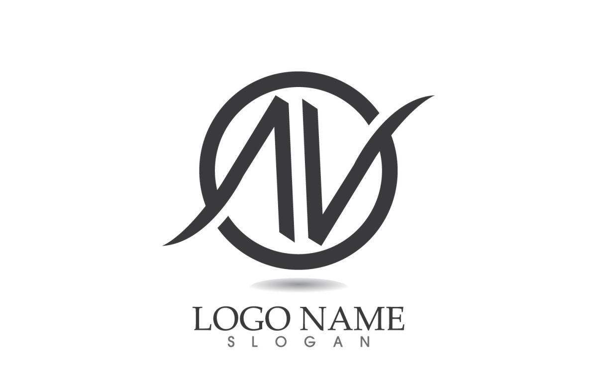 Initial Monogram Letter N M Logo Design Vector... - Stock Illustration  [64805929] - PIXTA