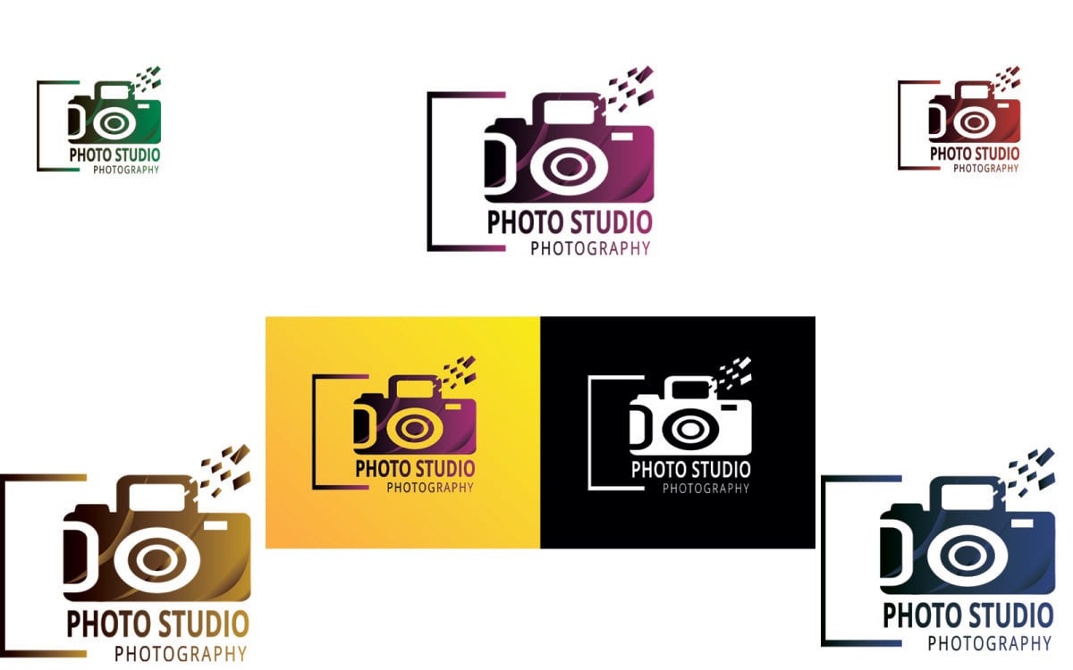 Photography Studio Logo Templates #316109 - TemplateMonster