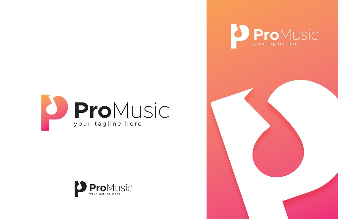 Music logo design play brand letter s Royalty Free Vector