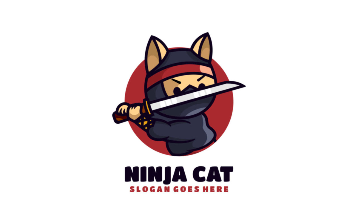 Logotipo de jogos de gatos