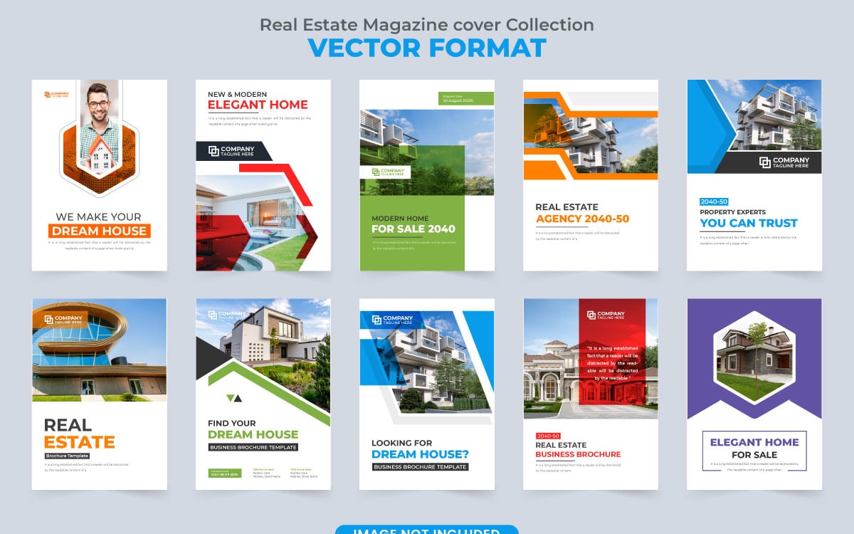 Real estate portfolio cover bundle #332833 - TemplateMonster