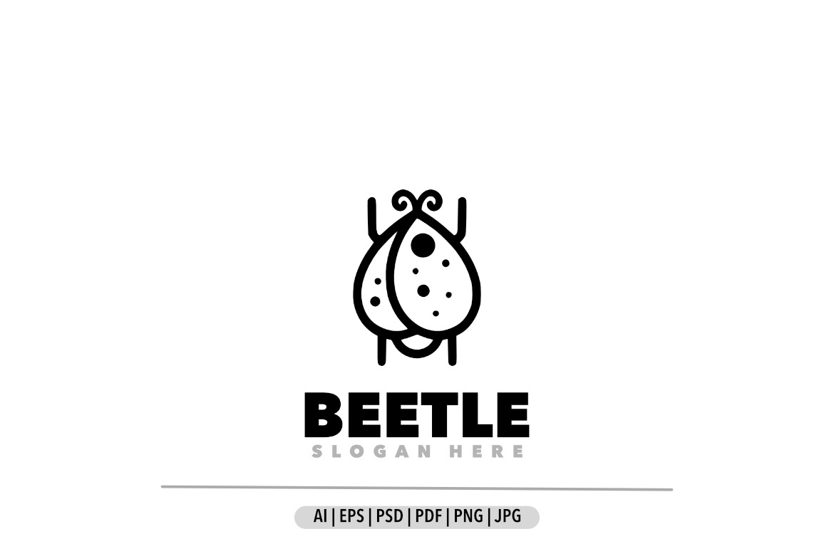 Beetle Logo Design Vector Illustration Stock Vector (Royalty Free)  2307869431 | Shutterstock