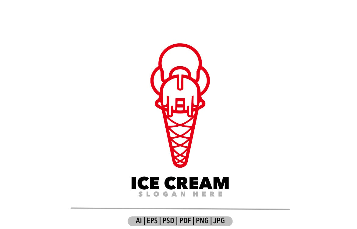 Creative Ice Cream Logo
