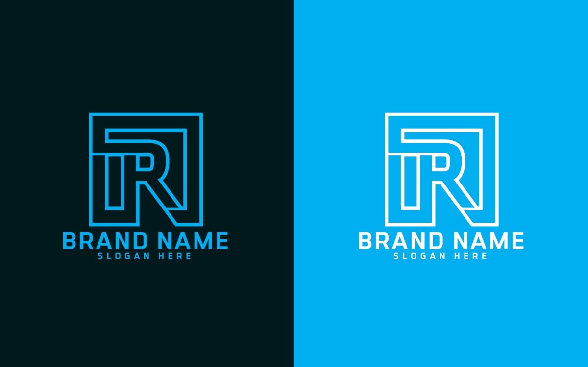 Letter R, V, VR Logo Design 70 By denayunethj | TheHungryJPEG