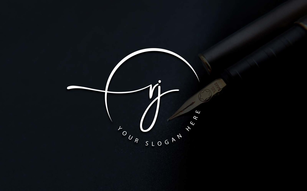 RJ logo design | Letter logo design, Logo design, Graphic design posters