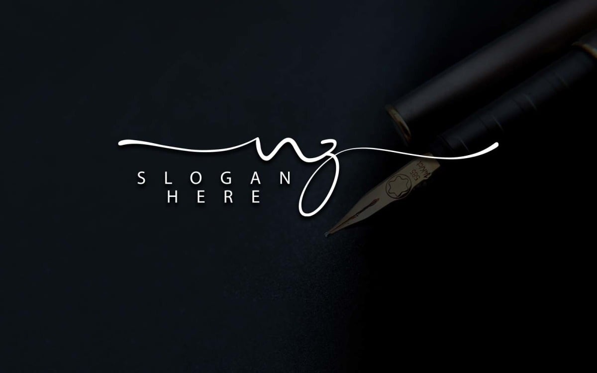 Creative Photography NZ Letter Logo Design - TemplateMonster, image size:1200x750