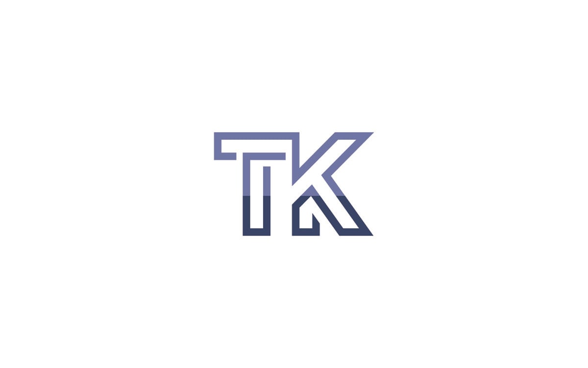 TK logo. T K design. White TK letter. TK letter logo design. Initial letter  TK linked circle uppercase monogram logo. 10760615 Vector Art at Vecteezy