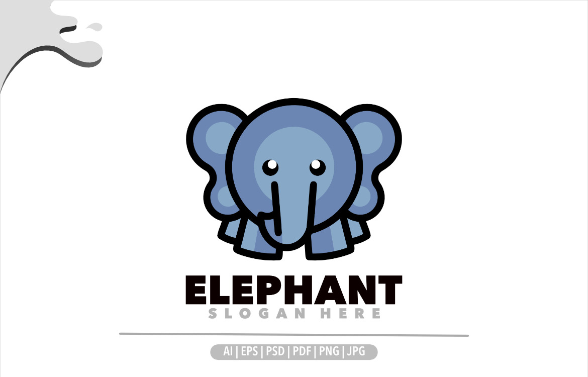 Elephant Logo Illustration – MasterBundles
