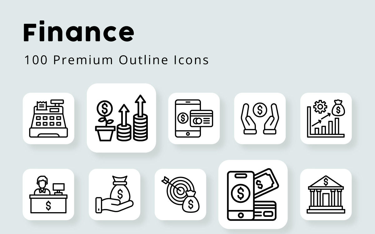 Finance Icons For Powerpoint