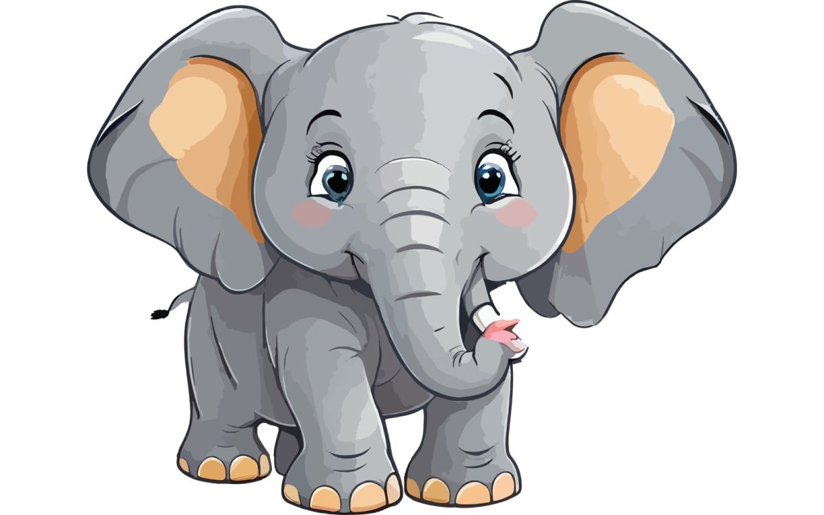 Premium Vector | Cute elephant cartoon | Cute elephant cartoon, Elephant  cartoon images, Baby elephant cartoon