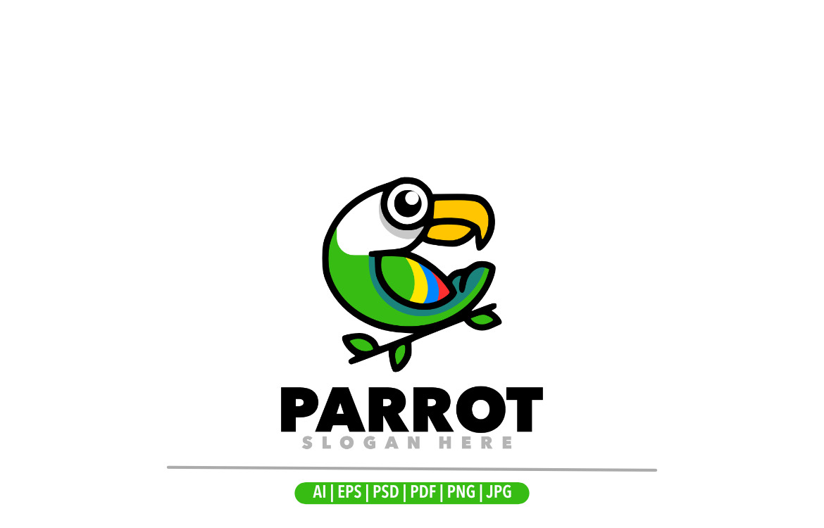 Parrot Logo design, themes animal creative... - Stock Illustration  [94501130] - PIXTA