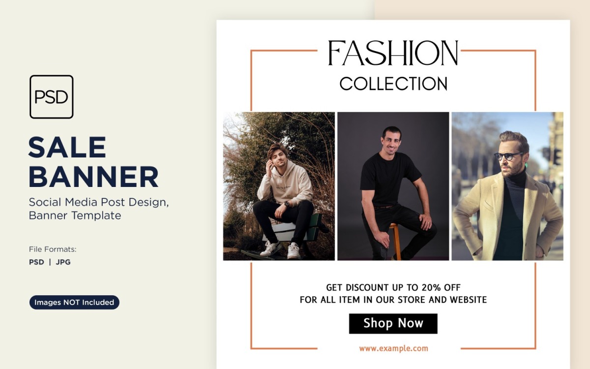 New Arrival Fashion Sale Banner Design Template
