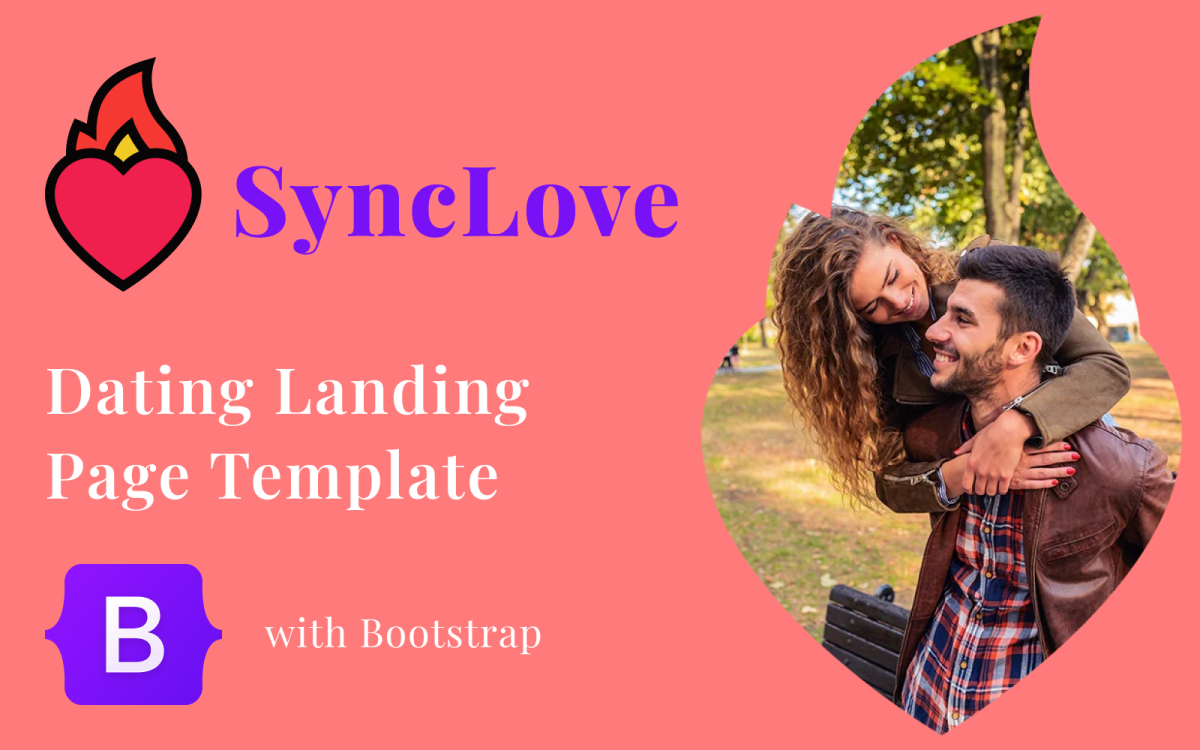 Sync Love Landing Page Template: Elevate Your Dating Game with the  Heart-Striking