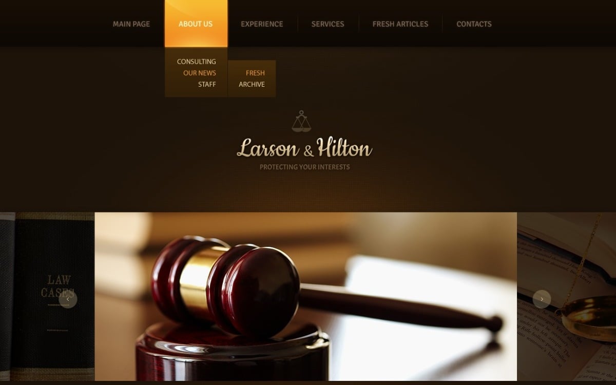Law Firm Website Template #39894 TemplateMonster
